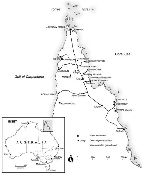 1 Central Cape York Peninsula outstations map | Download Scientific Diagram