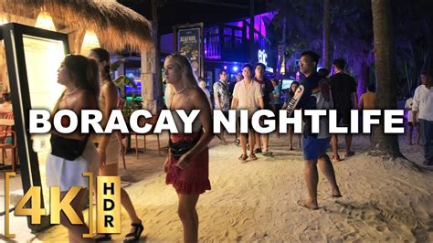 NIGHTLIFE Tour in BORACAY! | 2023 Best New Clubs & Bars Walking Tour | Station 1-3 | Philippines ...