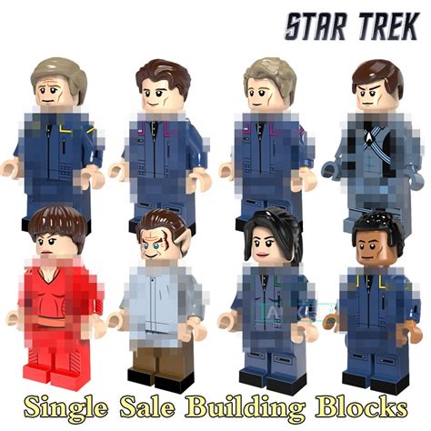 Building Blocks Star Trek Enterprise PG8054 Scotty Spock Figures Super ...