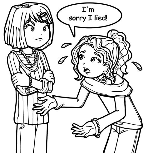 WHAT TO DO WHEN YOU LIED AND YOUR FRIEND IS ANGRY – Dork Diaries