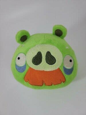 Angry Birds Foreman Pig Mustache Commonwealth Plush NO SOUND Green 5" Grandpa | eBay in 2022 ...