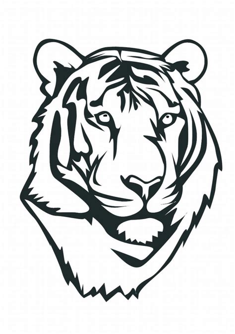 Free Tiger Face Stencil, Download Free Tiger Face Stencil png images, Free ClipArts on Clipart ...