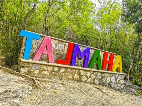 Lettering Font Symbol Statue Cave Sinkhole Cenote Tajma Ha Mexico Editorial Image - Image of ...