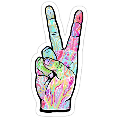 "Peace Sign" Stickers by mreedd | Redbubble