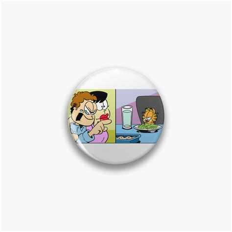 "Garfield cat meme" Pin for Sale by freakydutchkid | Redbubble