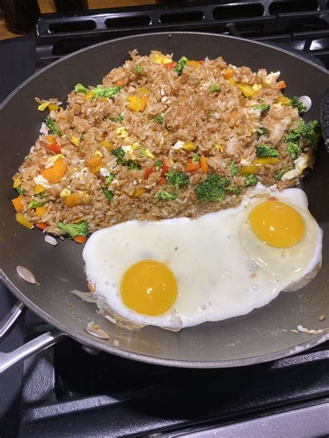 Left over white rice turns into fried rice. : r/FoodPorn