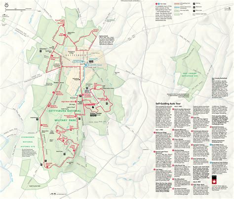 Gettysburg National Military Park Map - Maps For You