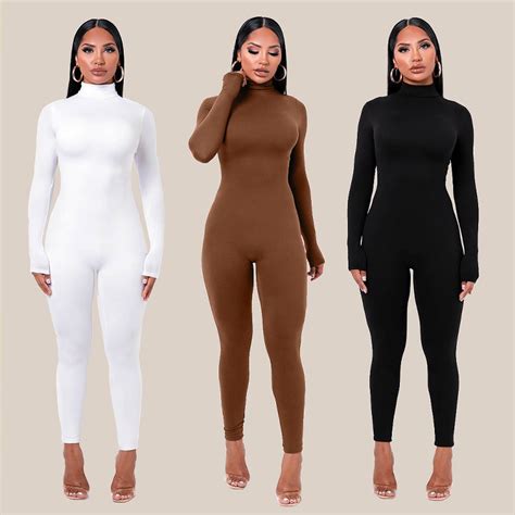 High Quality Spandex Full Body Skin Tight Jumpsuit Unisex Suit Bodysuit Costume for Women ...