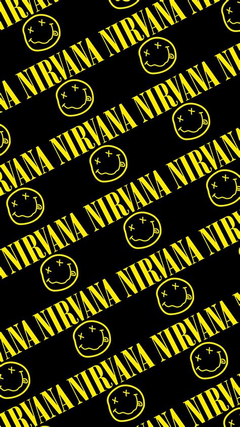 Nirvana Smiley Wallpaper Made by Me. | Frases de musicas, Papel de ...