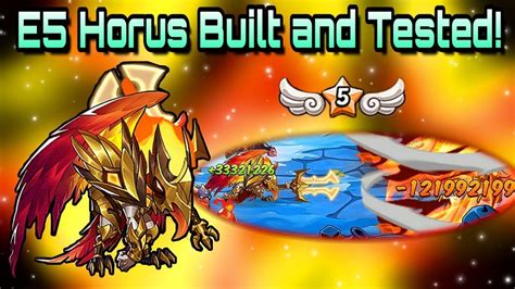 Idle Heroes (O+) - Making and Testing an E5 Horus! - Best Builds For PvE - YouTube