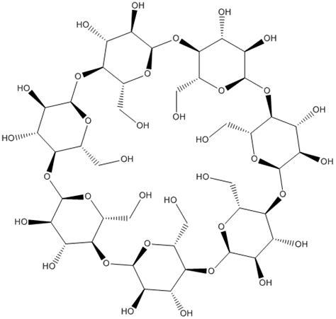 β-Cyclodextrin | CAS 7585-39-9 | AbMole BioScience | β-Cyclodextrin Price