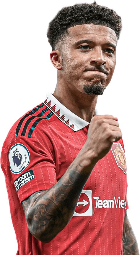 Jadon Sancho Manchester United football render - FootyRenders