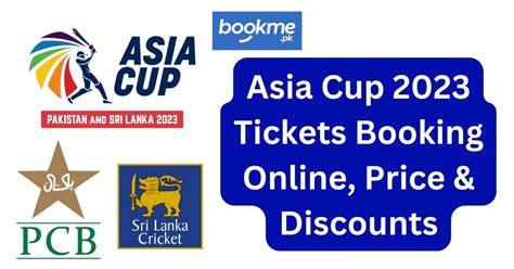 Asia Cup 2023 Tickets Booking Online, Price & Discounts