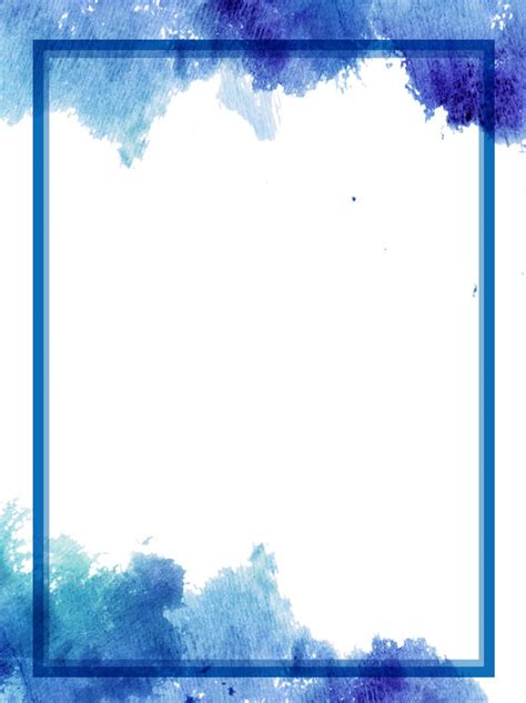 Blue Ink Traditional Border Background Wallpaper Image For Free Download - Pngtree