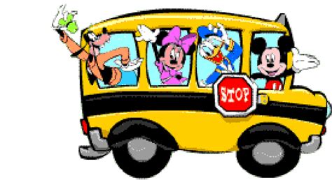 Mickey Mouse School Bus Clip Art