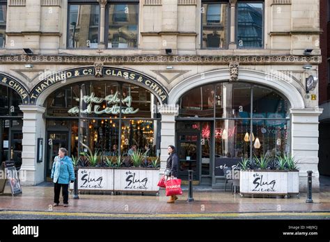 'The Slug & Lettuce' restaurant in Manchester City centre, UK Stock Photo - Alamy