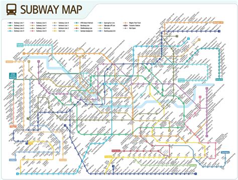 Seoul Subway Station Map