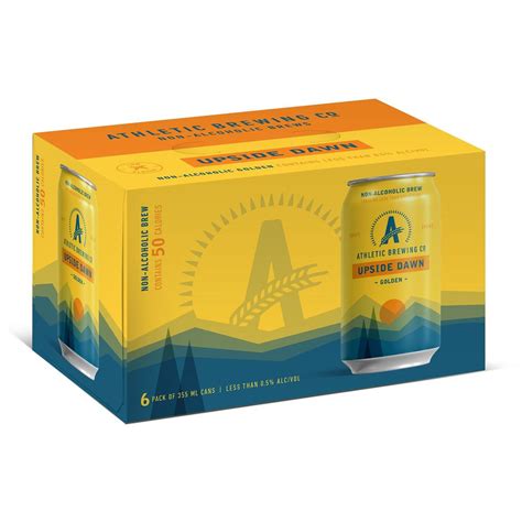 Athletic Brewing Co Upside Dawn Golden Non Alcoholic Cans 355ml X6 Pack ...