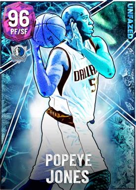 NBA 2K22 | 2KDB Pink Diamond Popeye Jones (96) Complete Stats