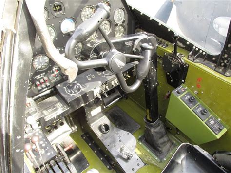 P-38 cockpit and yoke. | Lockheed p 38 lightning, Vintage aircraft ...