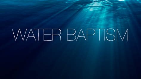 Logos: Water Baptism