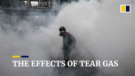 The effects of tear gas - YouTube