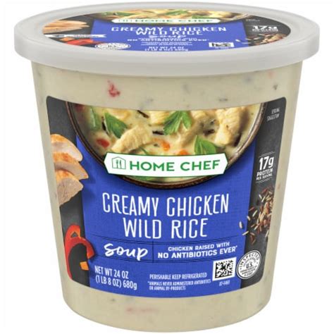 Home Chef Chicken Wild Rice Soup, 24 oz - Kroger