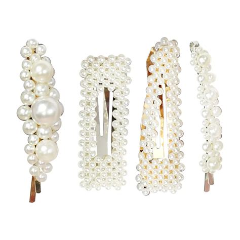 Aliexpress.com : Buy 4pcs Hair Clips Decorative Fresh Simple Fashion Pearl Hair Accessories Hair ...