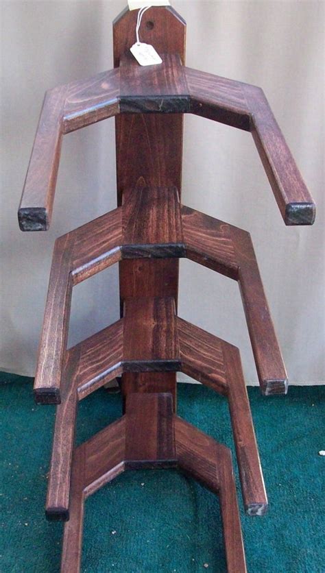 Cowboy Hat Rack Wall Mount 4 Western Hats Alder Wood Quality