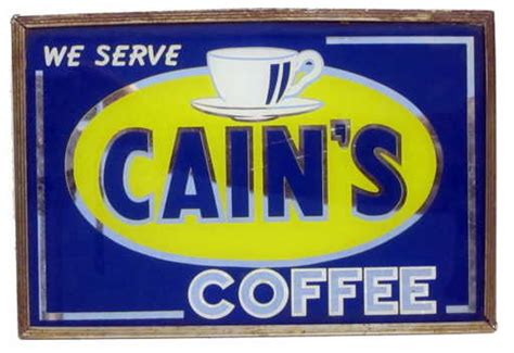 42: CAIN'S COFFEE SIGN