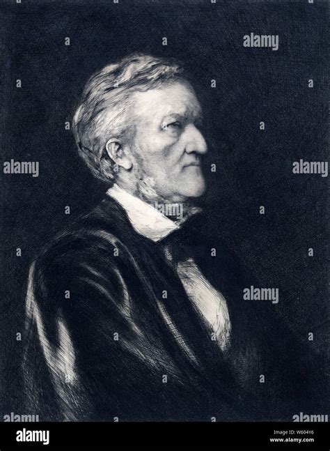 Richard Wagner portrait Stock Photo - Alamy