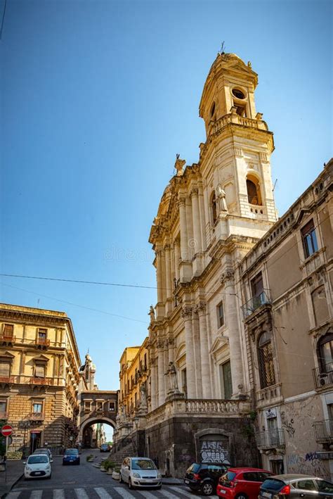 Catania city Sicily Italy editorial image. Image of baroque - 155184330