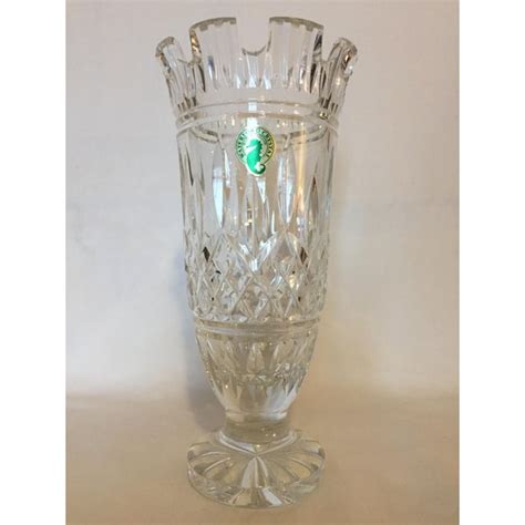 2000s Waterford 'Lismore Castle' Crystal Vase | Chairish