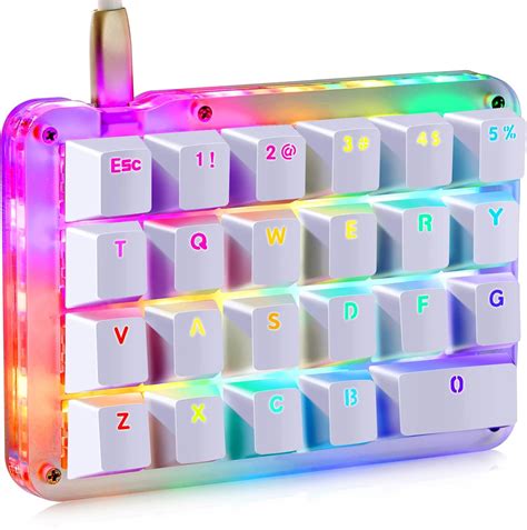 Amazon.com: Koolertron One Handed Macro Mechanical Keyboard, Portable ...