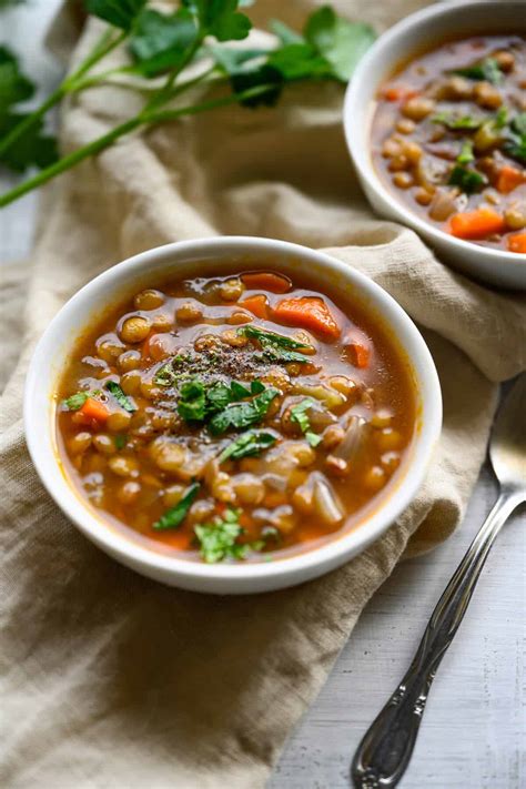 Easy Lentil Soup (Super Delicious!) | Art From My Table