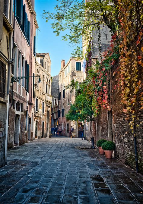 On the few streets of Venice, Italy photo on Sunsurfer