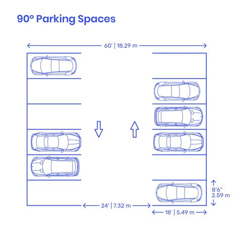 Parking Lot Design Dimensions