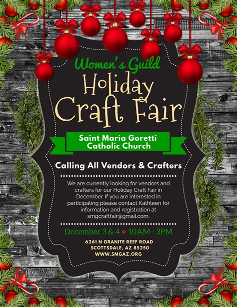 Holiday Craft Fair - Call for Vendors - The Catholic Sun