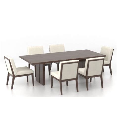 Canadel Modern CNN05179AL29MNAx6+TRE 4084 MPx1 7-Piece Dining Set | Goods Furniture | Table ...