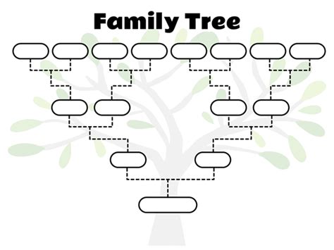 3 Generation Family Tree With Siblings Template | HQ Printable Documents