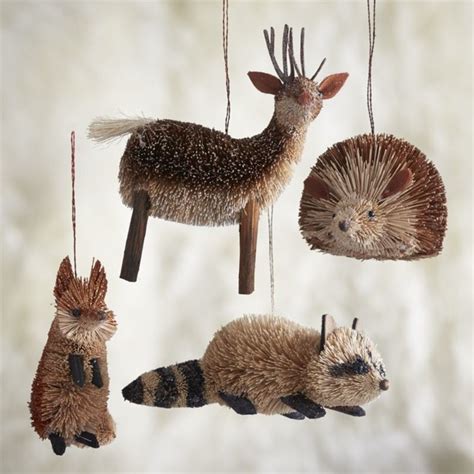 Buri Animal Ornaments - Contemporary - Christmas Ornaments - by Crate&Barrel