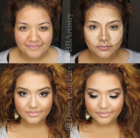 How To Contour Round Face - How to contour a round face to make it look thinner in 2020 | Round ...