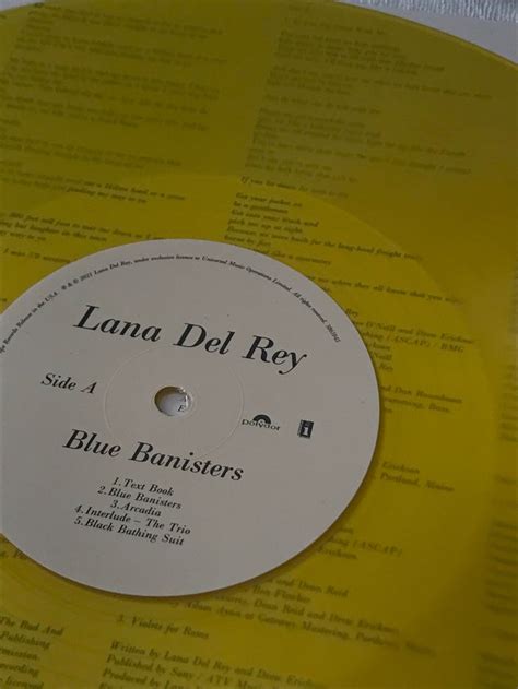 lana del rey yellow vinyl nel 2024