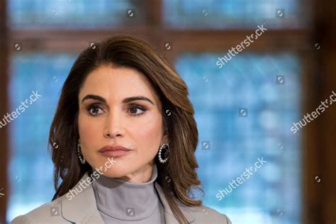 Jordans Queen Rania Listens Speeches During Editorial Stock Photo ...