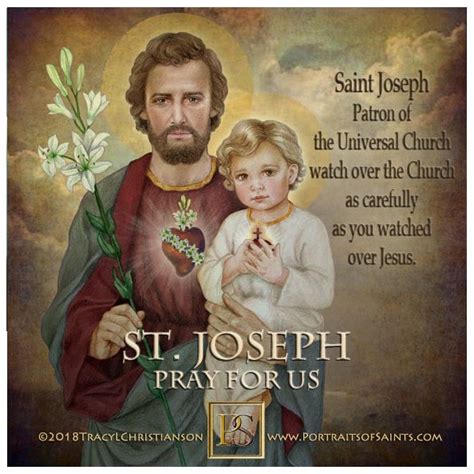 O glorious St. Joseph, through the love you bear to Jesus Christ and for the glory of His name ...