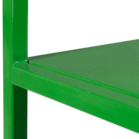 Used Metal 72 Inch 5 Shelf Bookcase, Green - National Office Interiors and Liquidators