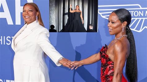 Queen Latifah and Partner Eboni Nichols Holding Hands On Red Carpet At AmfAR Cannes Gala - YouTube