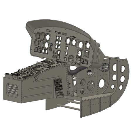 Cockpit Bell UH-1D (assembly set)