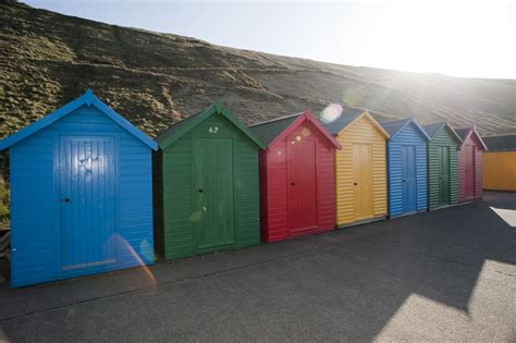 Brightly coloured beach huts in Whitby-7773 | Stockarch Free Stock ...