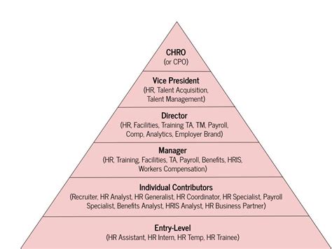 HR Job Titles Hierarchy | Ongig Blog